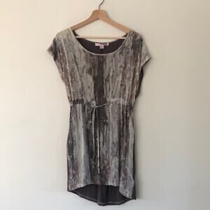 Forever 21 Mauve & Gray Light Summer Dress, XS